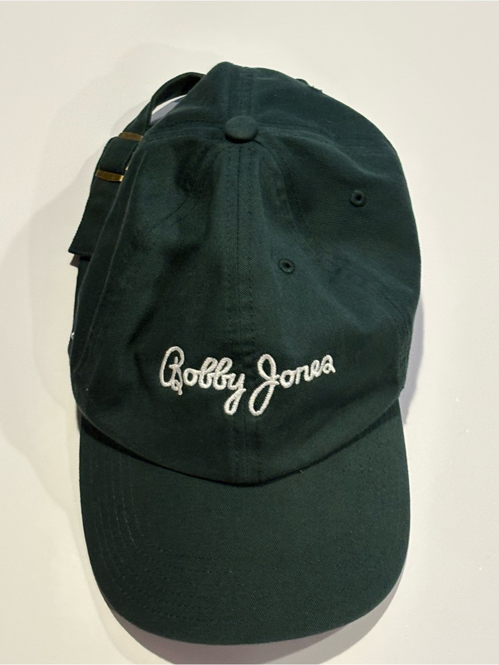 Bobby Jones by Jesse Ortiz Embroidered Dark Green Baseball Cap